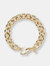 18KT Gold Plated Rolò Chain Bracelet - 18K Yellow Gold