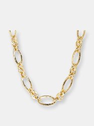 Bold 18KT Gold Plated Chain Necklace