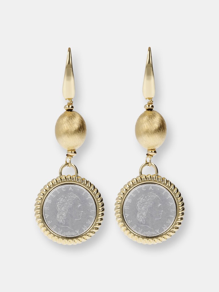 Coin Drop Earrings