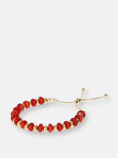Etrusca Gioielli Coral Bracelet size 8.25" product