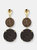 Drop Earrings With Antique Coins