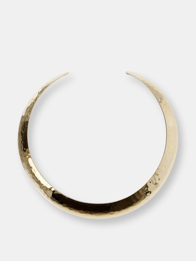 Etrusca Gioielli Graduated Hammered 18KT Gold Plated Choker product