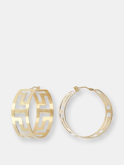 Etrusca Gioielli Hoops With Greek Design product