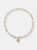 Pearl And Stone Light Necklace - Yellow Gold/ White Pearl - Yellow Gold/ White Pearl