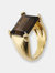 Quartz Signet Ring - Yellow Gold