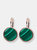 Stone Disc Earrings