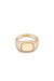 18k Gold Plated Signet Ring - Gold