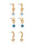 All Eyes on You 18k Gold Plated Earring Set