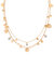 All In Layered Crystal Necklace Set - Gold