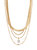 All The Chains 18k Gold Plated Layered Necklace - Gold