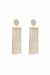 All the Movement Crystal Fringe 18k Gold Plated Earrings