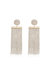 All the Movement Crystal Fringe 18k Gold Plated Earrings - Gold