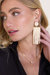 All the Movement Crystal Fringe 18k Gold Plated Earrings