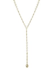 Always Guided 18k Gold Plated Chain Link Lariat Necklace