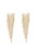 Angel Fringe 18k Gold Plated Crystal Earrings