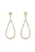 Angels City Drop Crystal 18k Gold Plated Earrings - Gold