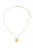 Apollo Mother Of Pearl 18k Gold Plated Pendant Necklace