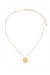 Apollo Mother Of Pearl 18k Gold Plated Pendant Necklace