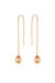 Barely There Chain And Crystal Dangle Earrings