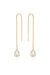 Barely There Chain And Crystal Dangle Earrings