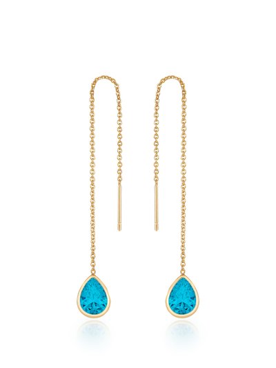Ettika Barely There Chain And Crystal Dangle Earrings product
