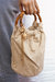 Beige Bucket Bag With Starfish & Shell Tassel