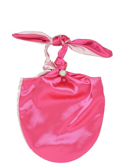 Ettika Bow Clutch Bag In Light Pink And Magenta product