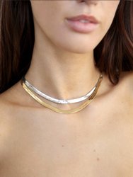 Brooklyn Flat 18k Gold Plated Necklace