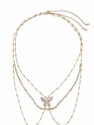 Butterfly Beauty Body Chain - Gold