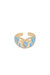 Butterfly Blues 18k Gold Plated Ring - 18k Gold