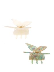 Butterfly Daydream Hair Claw Set - Ivory