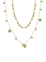 Cairo Layered 18k Gold Plated Coin Necklace