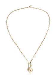 Charmed For Sure 18k Gold Plated Necklace