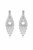 Charming Chandelier Crystal & Silver Plated Earrings - Silver