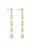 Cleo Crystal Drop 18k Gold Plated Earrings