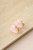 Cloud Pink Resin Hoop Earrings - Pink