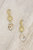 Conch Shell 18k Gold Plated Drop Earrings