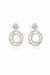 Crystal Bouquet 18k Gold Plated Earrings