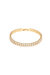 Crystal Double Layered Tennis Bracelet - Gold