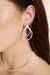 Crystal Serenity 18k Gold Plated Dangle Earrings