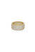 Crystal Thick Band 18k Gold Plated Ring