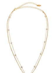 Dainty Chains 18k Gold Plated Necklace