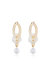 Daisy Loop 18k Gold Plated Earrings