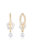 Daisy Loop 18k Gold Plated Earrings - Gold