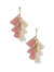 Daydreamer Tassel Earrings In Peach and Gold