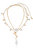 Deep Water Pearl 18k Gold Plated Lariat Necklace