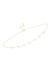 Delicate Crystal Droplet Gold Body Chain