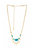 Desert Dreamer Turquoise Layered 18k Gold Plated Necklace