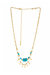 Desert Dreamer Turquoise Layered 18k Gold Plated Necklace
