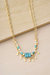 Desert Dreamer Turquoise Layered 18k Gold Plated Necklace - Gold